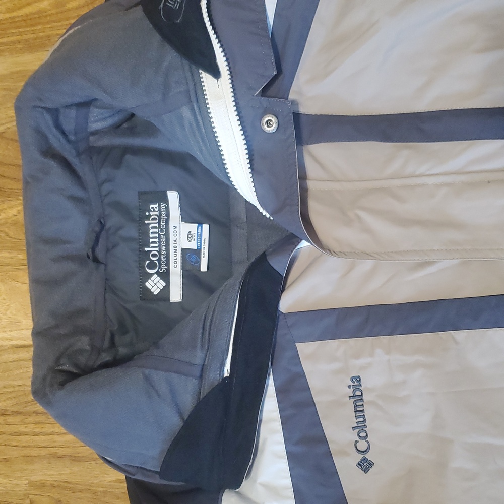 Columbia Whirlibird 3-in-1 Interchange Jacket Mens XXL Tan Gray Black - Picture 3 of 16